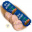 Деликатесен салам за кучета Brit Sausage Тurkey&Peace -  с 95% свежо пуешко месо и 3.5% грах 800 гр.
